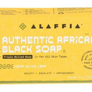 Authentic African Black Soap Triple Milled for all skin types